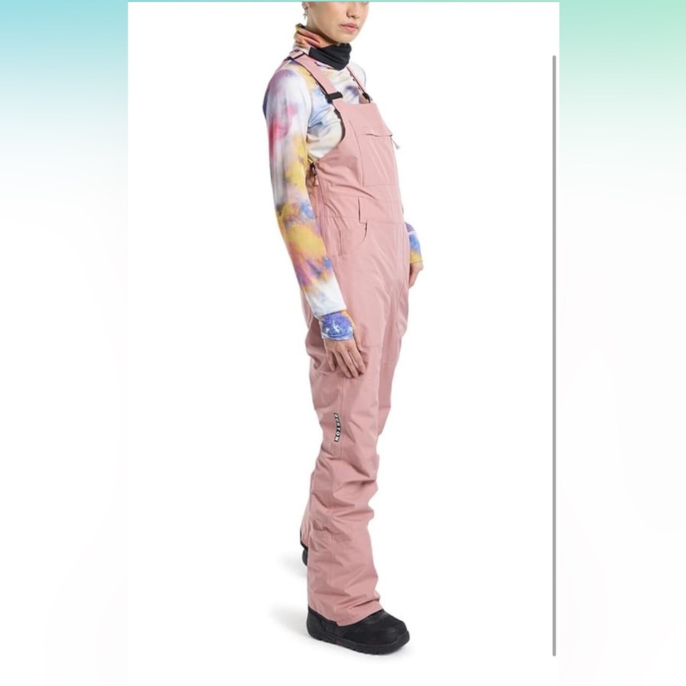Burton Womens Gore-Tex Snow Bib Pants - Powder Blush - S